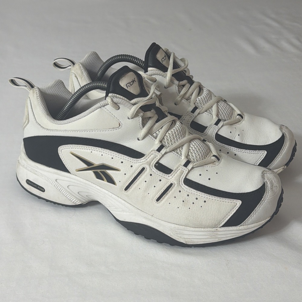 Reebok Memory Tech DMX Ride Men's Size 9 Gym Retro Vtg Fit Walking Shoes Leather